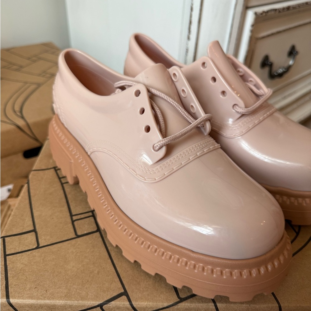 Melissa Blush Pink Platform Loafers